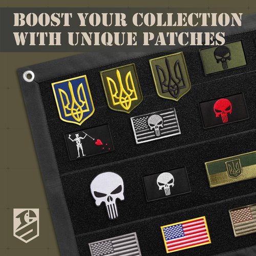 Bluyellow 3Pcs Ukraine Patch Set, Ukraine Coat of Arms Shield, Trident, Tryzub, Hook & Loop Embroidered Tactical Morale Patches for Tactical Vest, Backpack, Jacket, Ukrainian Patches, 2.4x3 Inches