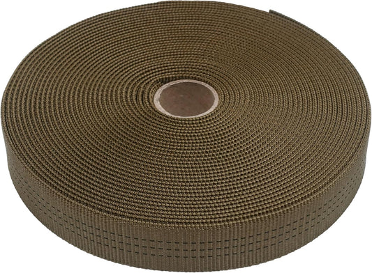 GM CLIMBING 1 inch Nylon Tubular Webbing Tape CE UIAA Certified 4000lb Heavy Duty for Climbing Rescue Rope Works Survival Outdoor General Purposes