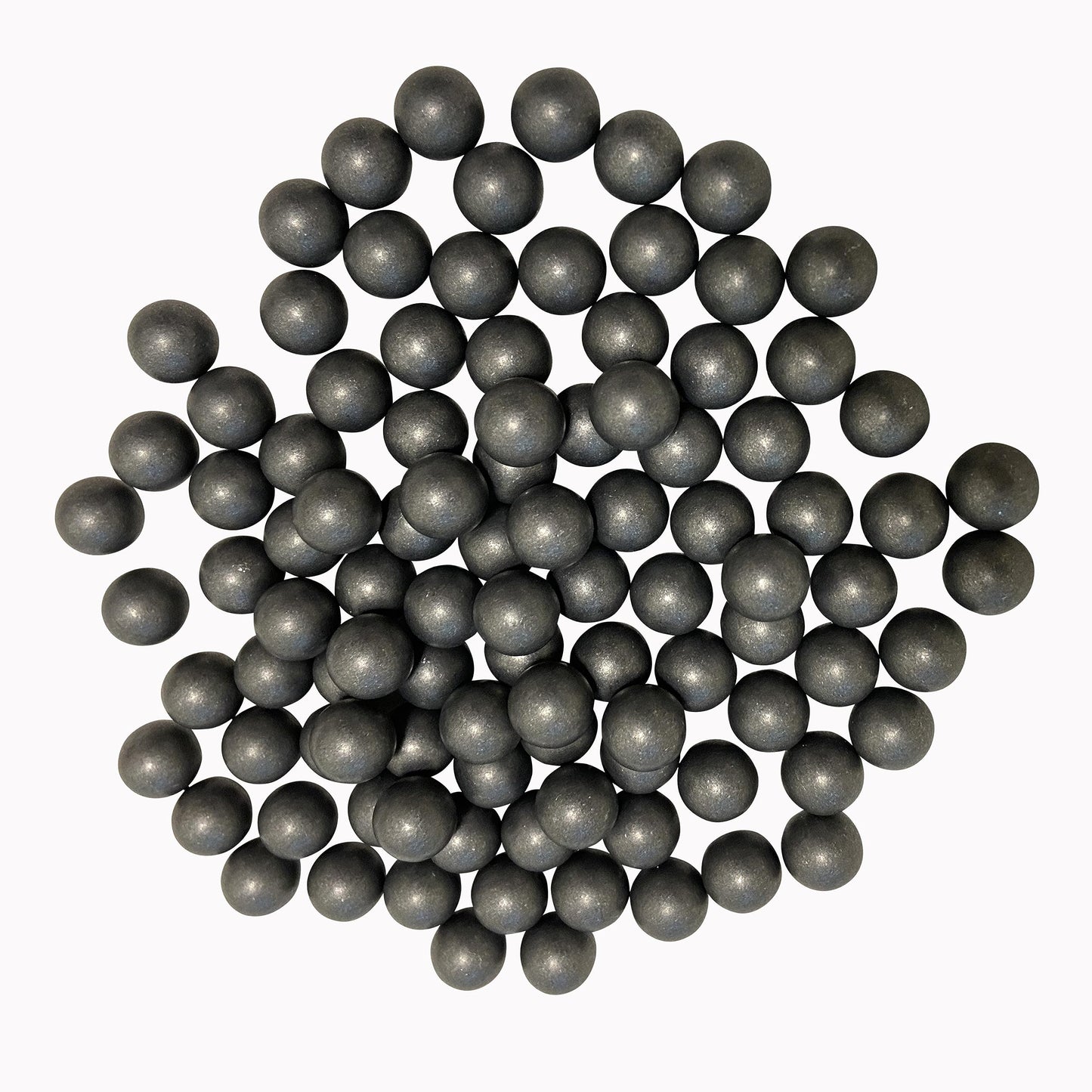 Alien Play 43 Caliber Aluminum Balls 100 X .43 Cal Self Defense Alu Paintball Ammo 1.8 Grams Solid Paintball Rounds (Metallic Grey, Aluminum)