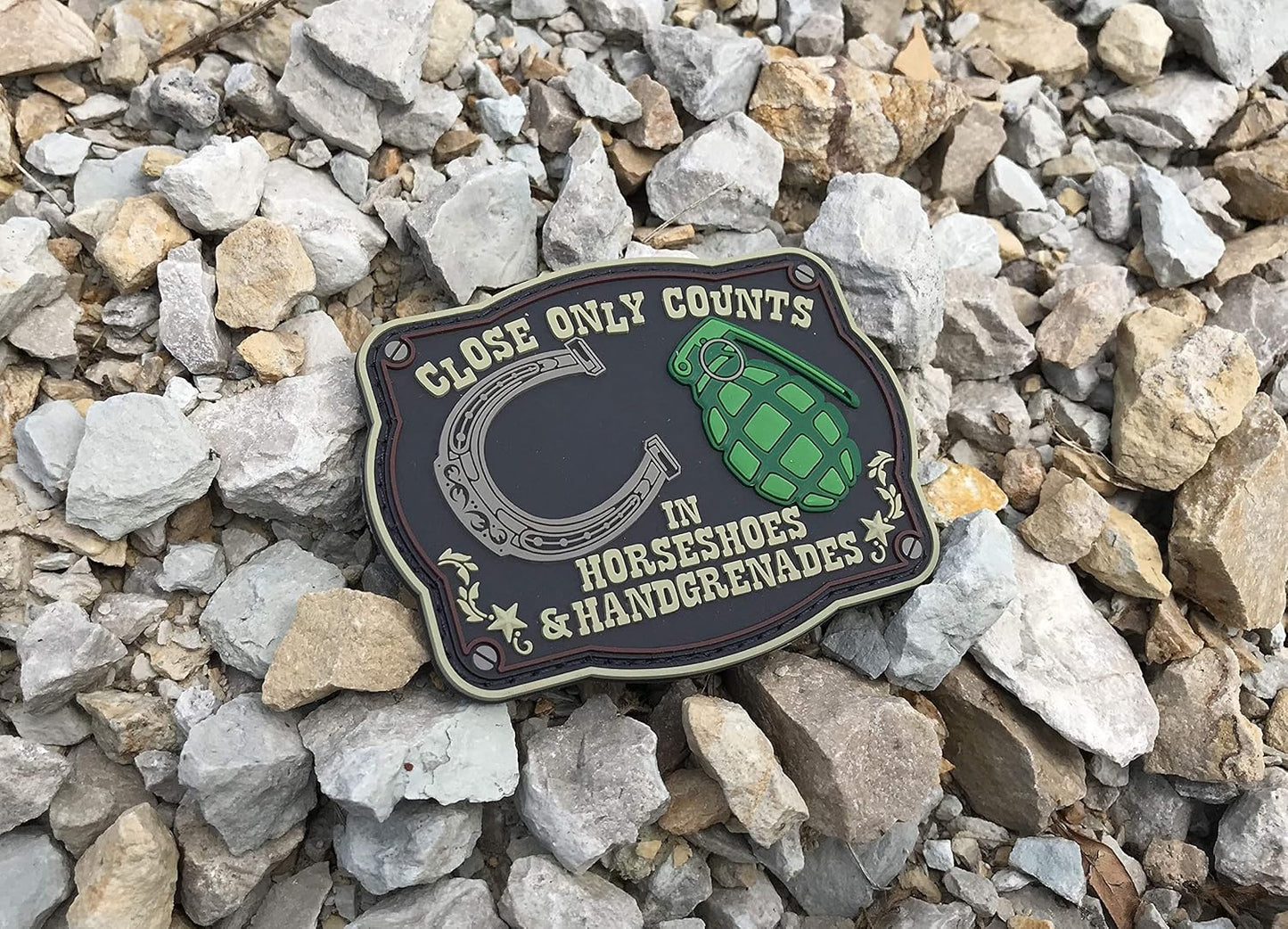 Patriot Patch Co - Horseshoes & Hand Grenades - Patch