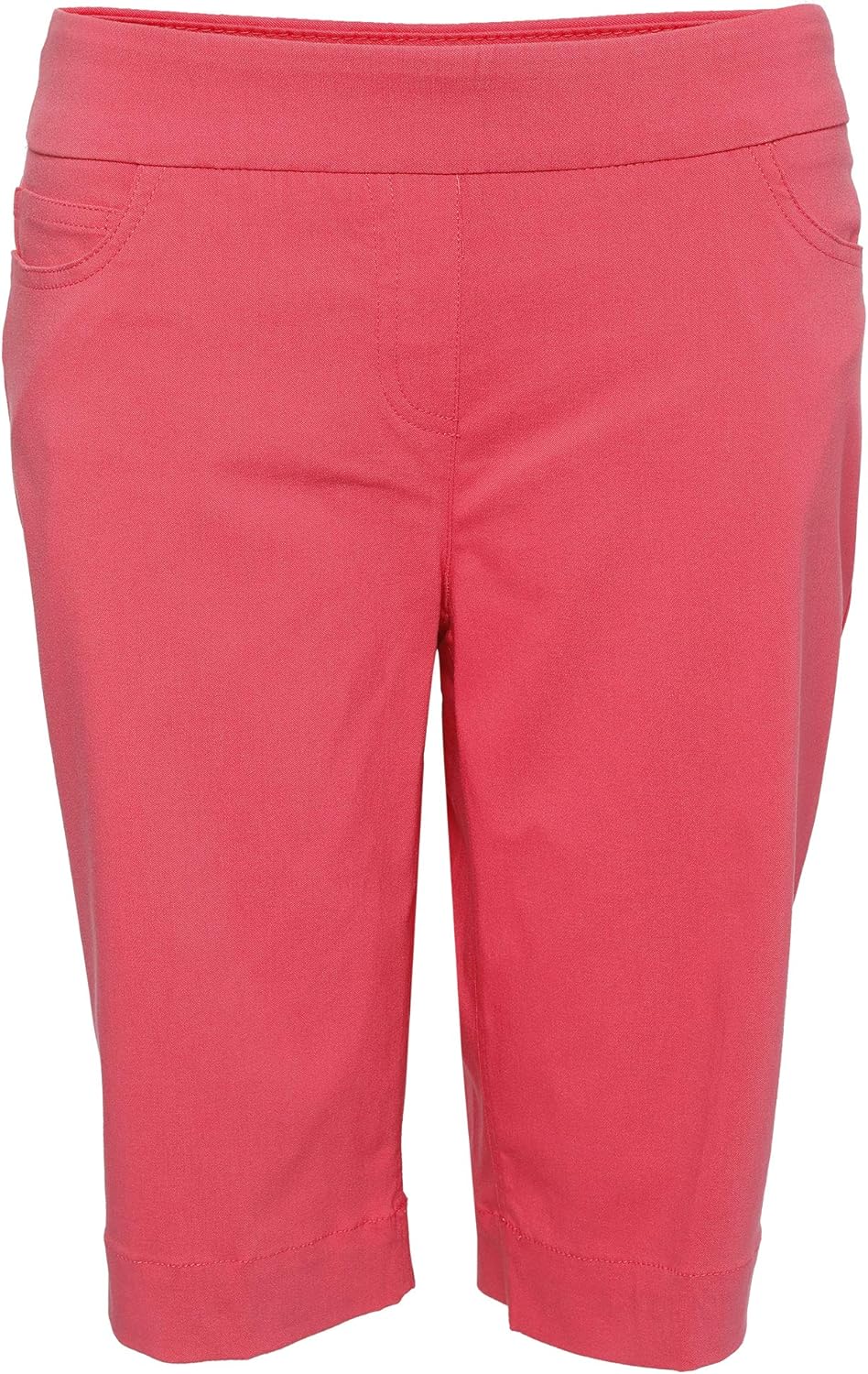 SLIM-SATION Women's Golf Wide Band Pull On Short with Real Pockets