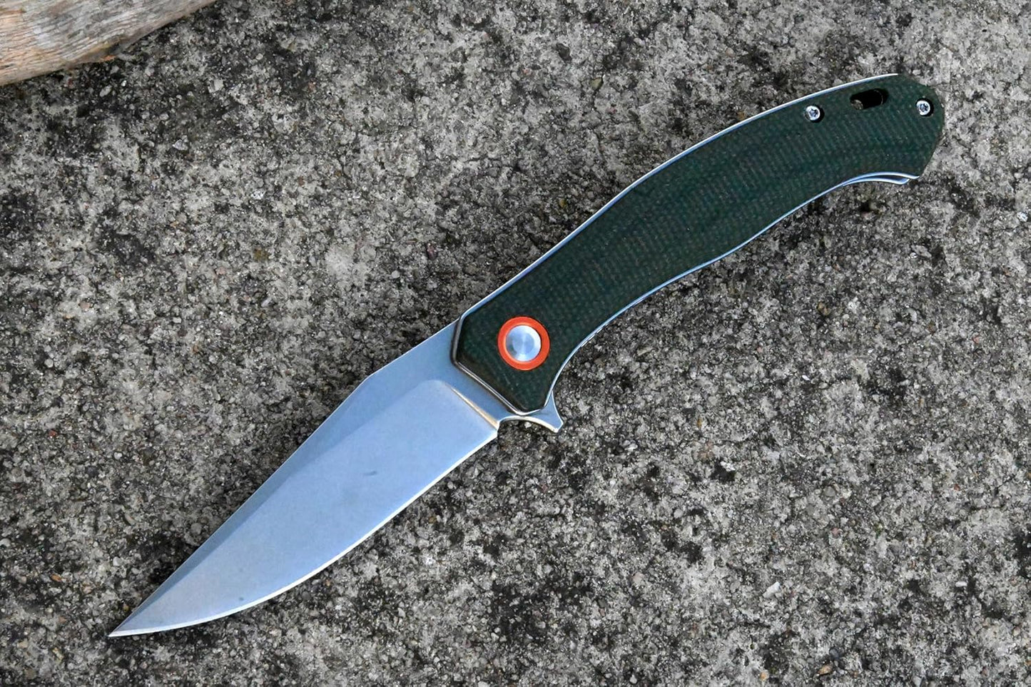 YAK & YETI Premium Micarta Handle Folding Knife- Everyday Carry Knife for Men and Women - Indoor or Outdoor-Camping and Hunting knife-D2 steel Blade