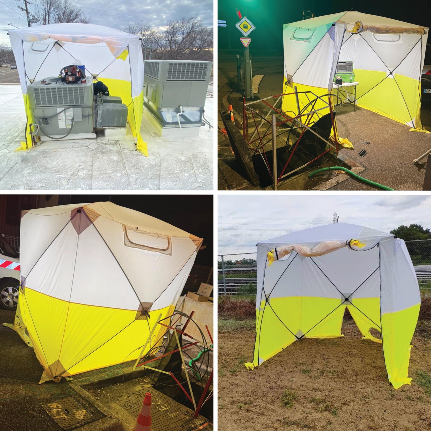 JAX3 | Professional Work Tent | Pop Up | UV50+| 6,2x6,2x7,05 Ft | Instant Quick and Easy Tool-Free Setup | Waterproof | Slicing, Commercial Tent, Fiber Optic for Heavy-Duty Use