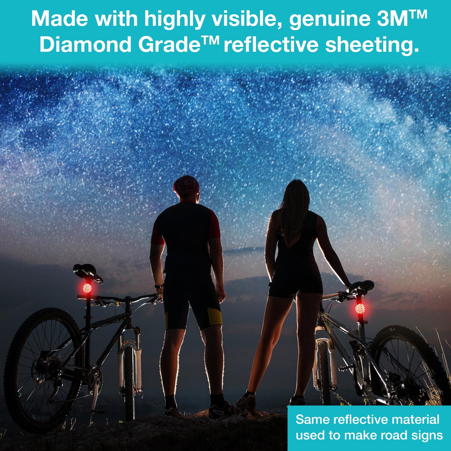 Premium Bike Reflector Airtag Holder - Anti-Theft Safety Solution for Your Bicycle - Enhance Visibility and Track Your Bike - Ensure Peace of Mind.