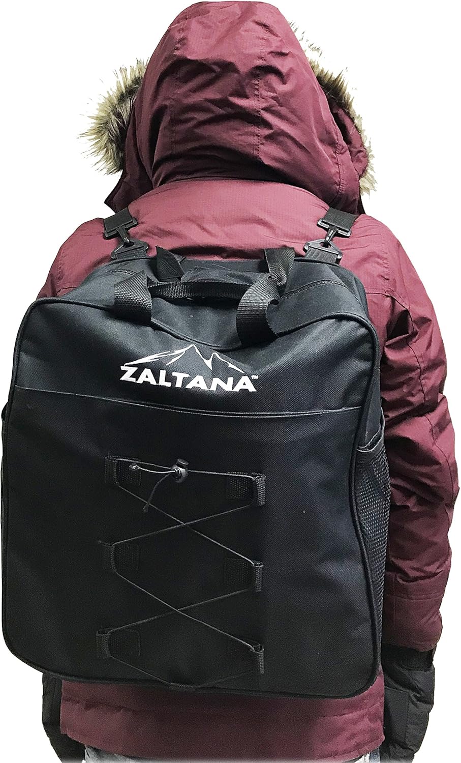 Zaltana Padded Snowboard Carrier Bag Rack Holds & Padded Snowboard Ski Boots Bag Backpack Combo SKB22