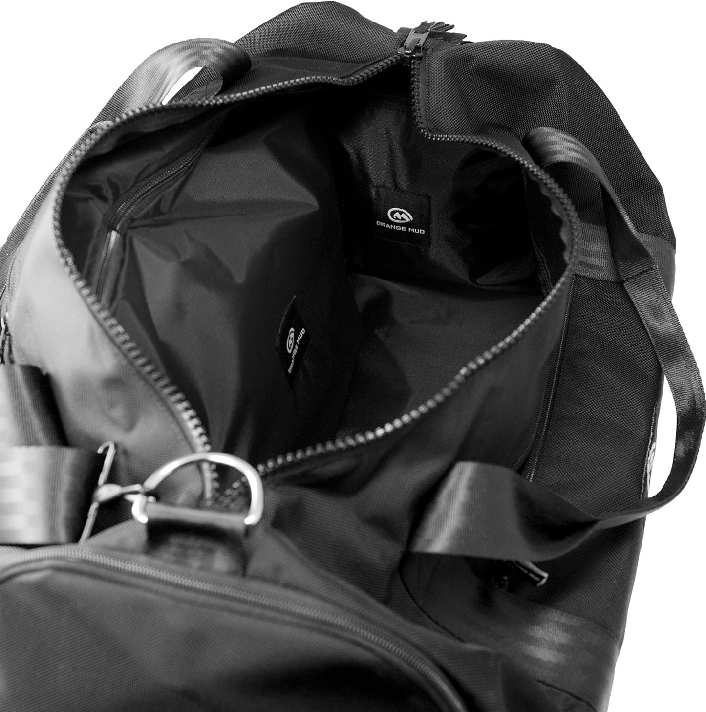 Modular Gym Bag (Black w/Orange Straps)