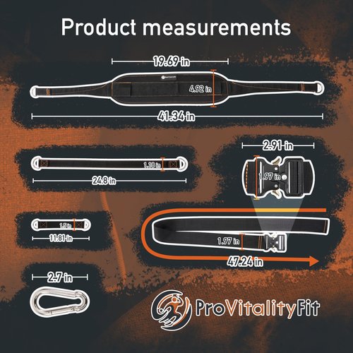 Hip Thrust Belt for Women & Men – Heavy Duty Glute Workout Equipment for Dumbbell, Kettlebell & Plates Up to 300 lbs – Weighted Dip Belt – Hip Thrust Band for Home & Gym