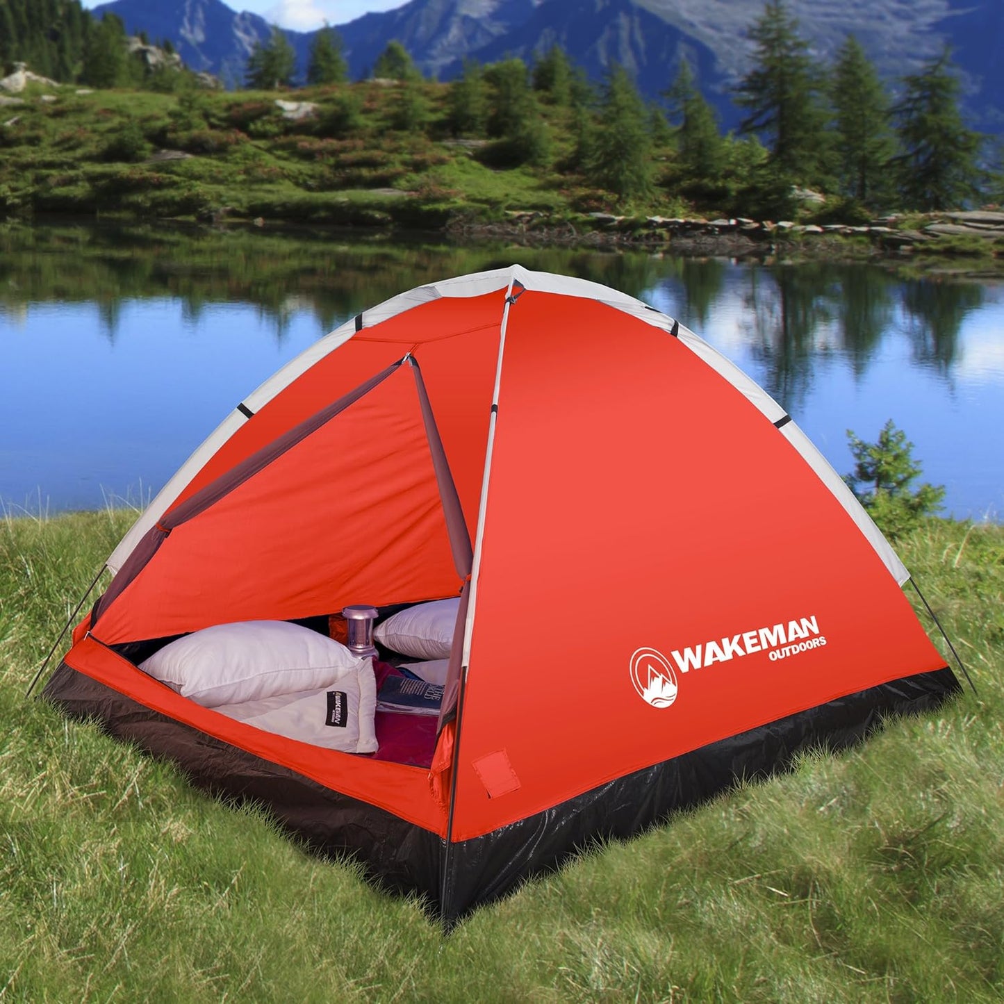 Wakeman Family-Tents Wakeman Outdoors 2 Person Camping Tent