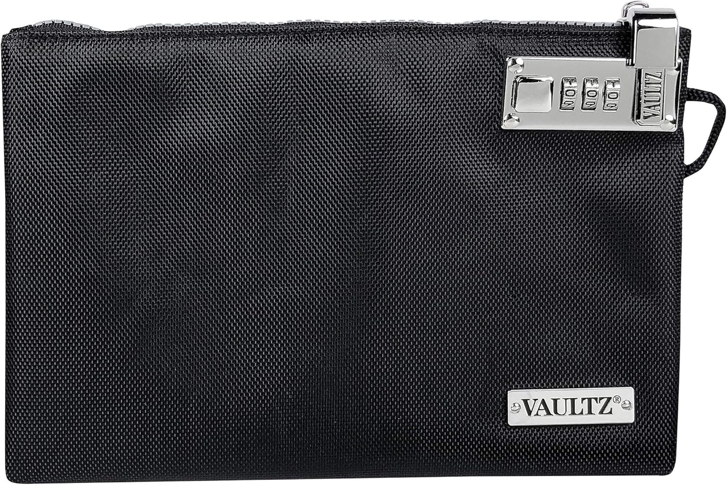 Vaultz Money Bag with Lock - 5 x 7 Inch, Men & Women's Locking Accessories Pouch for Cash, Bank Deposits, Wallet, Medicine, Phone and Credit Cards - BERRY
