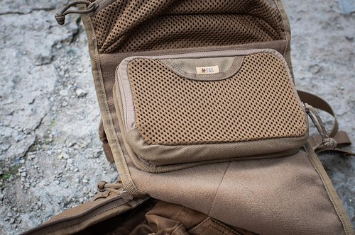 M-Tac Tactical Bag Insert Modular Organizer Utility Admin Pouch Hook Fasteners - Mesh Pocket