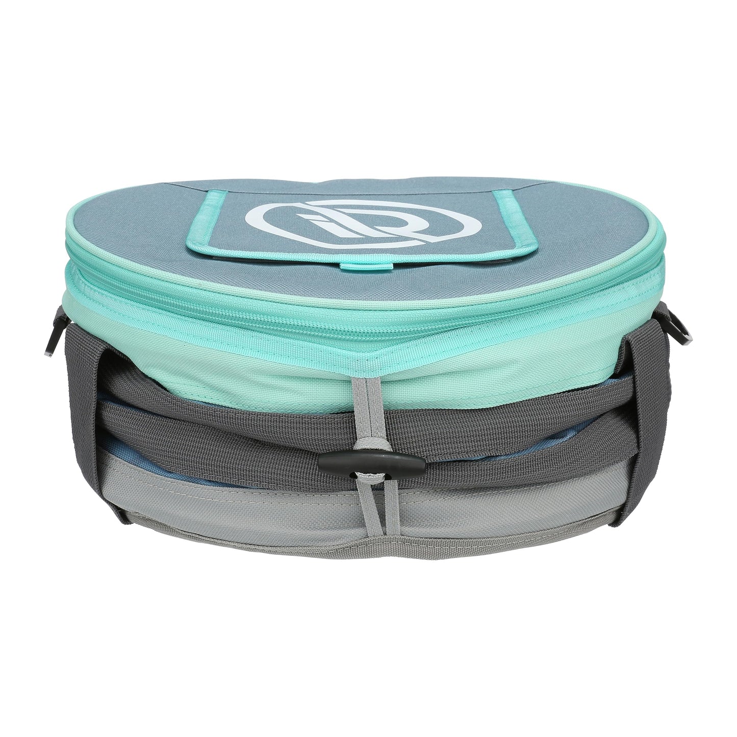 iROCKER Collapsible Pop-Up Cooler: Portable, Lightweight, Insulated Cooler for Paddleboards, Beach, Camping & Outdoor Adventures - Steel Blue