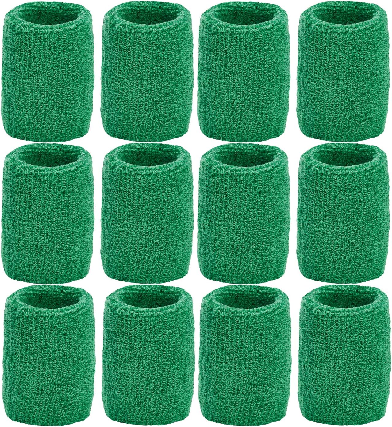 Unique Sports Wristbands / Sweatbands Pack of 12 (6 pair)