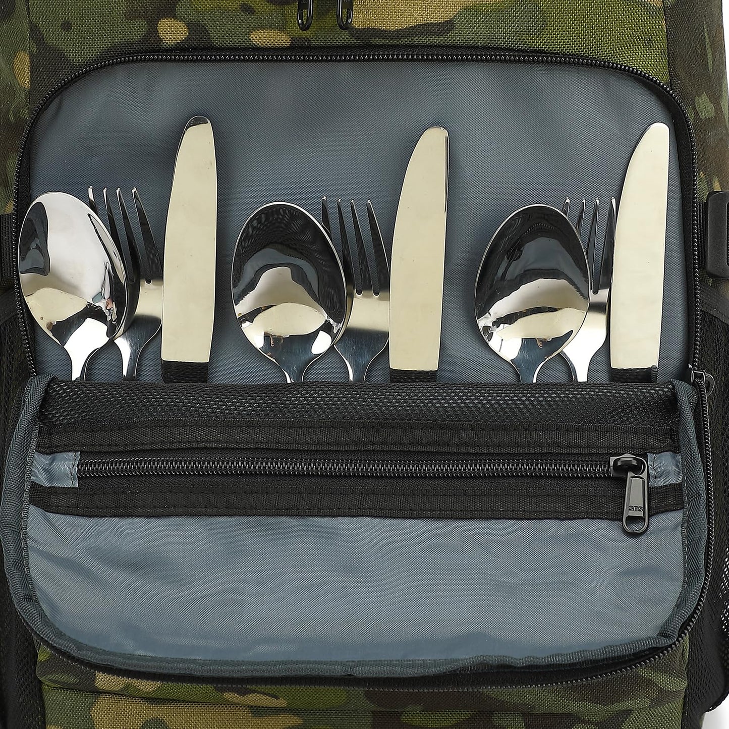 Kalesi Cooler Backpack 36 Cans Lightweight Insulated Backpack Cooler Leak-Proof Travel Camping Lunch Backpack Outdoor Cutlery Backpack for Men and Women (B-Starry Sky)