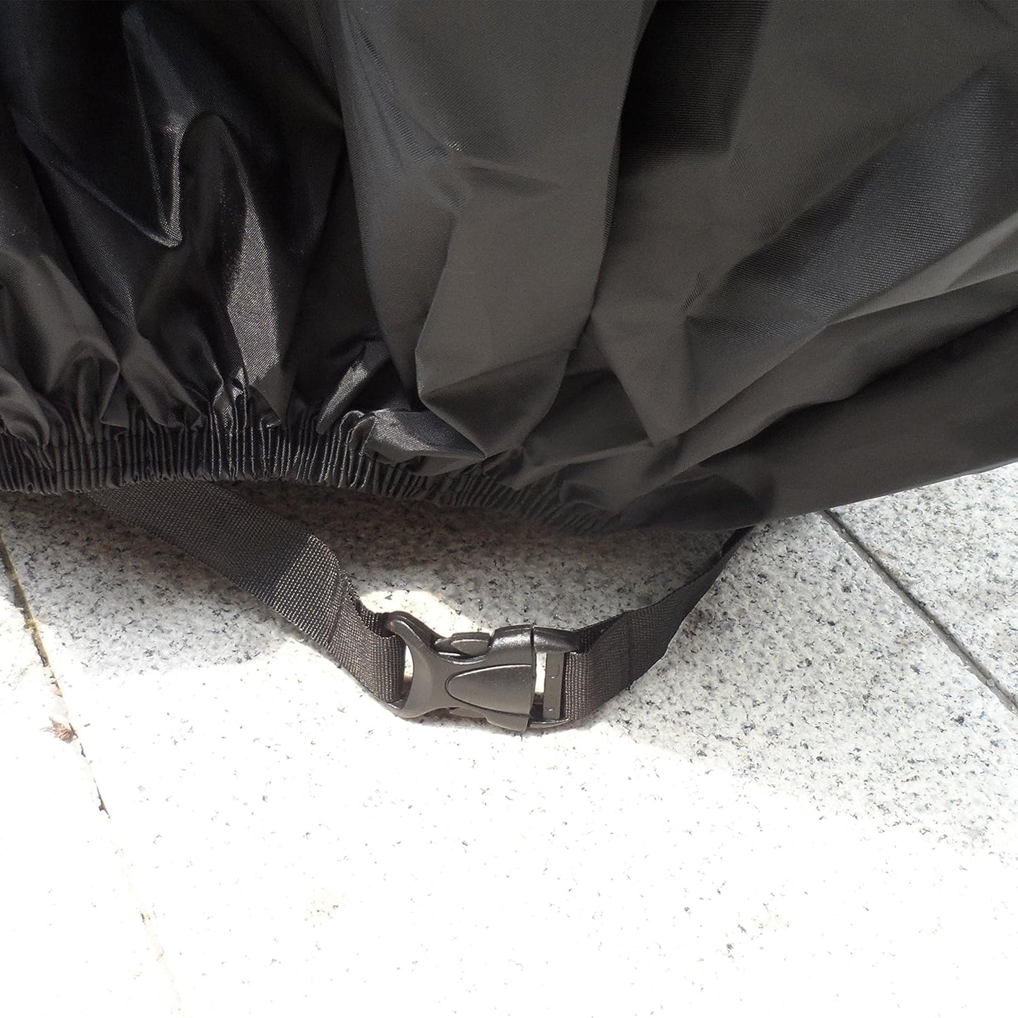 ATCG Bike Cover 190T Nylon Waterproof Bicycle Cover for 20" Bike, Kid's Bike Outdoor Storage with a Bag, S (Black)