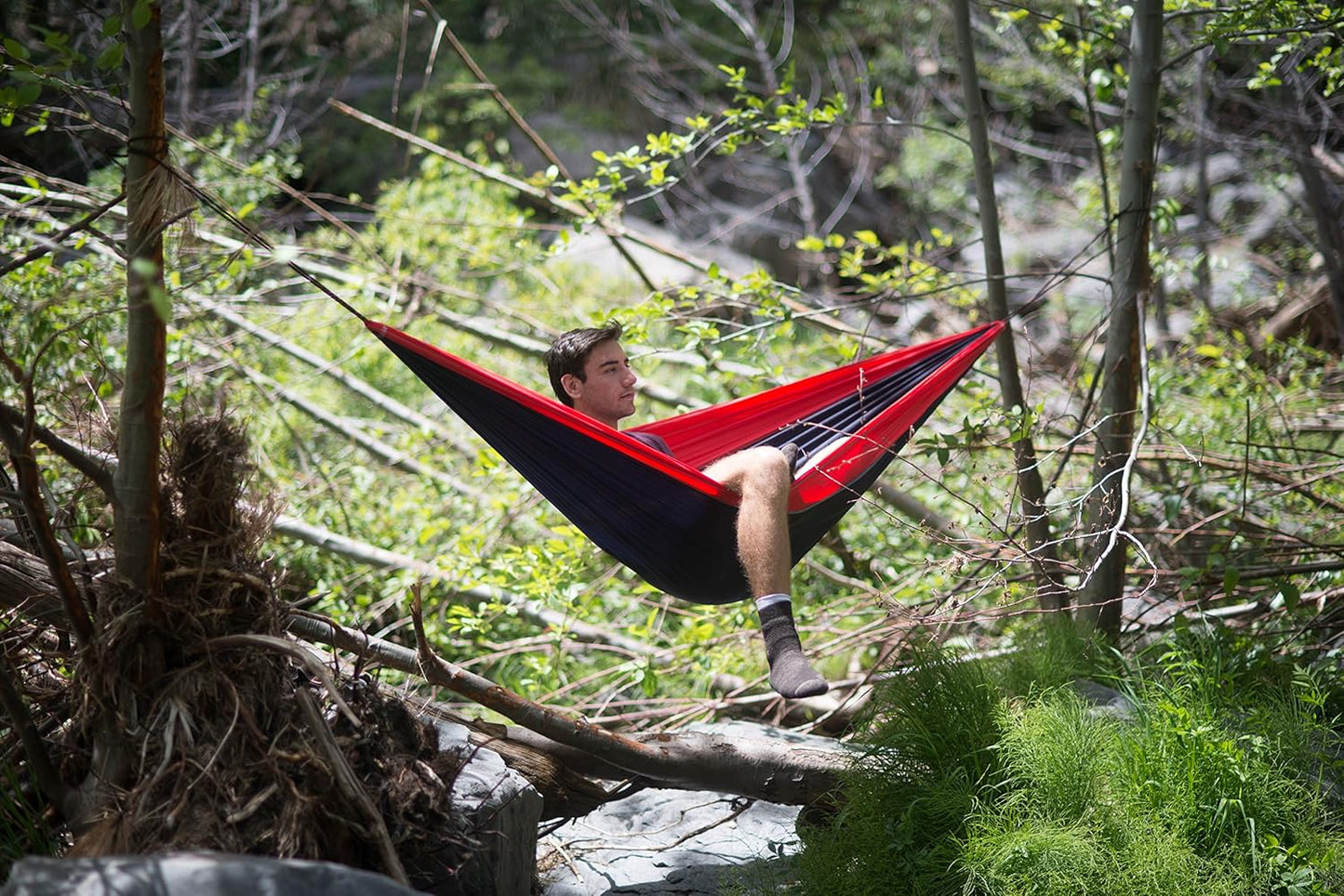 Hammock Bliss Single - Camping Hammock - Camping Essentials, Portable Hammock - The Longest Single Hammock On Earth for Outside, Hiking, and Travel
