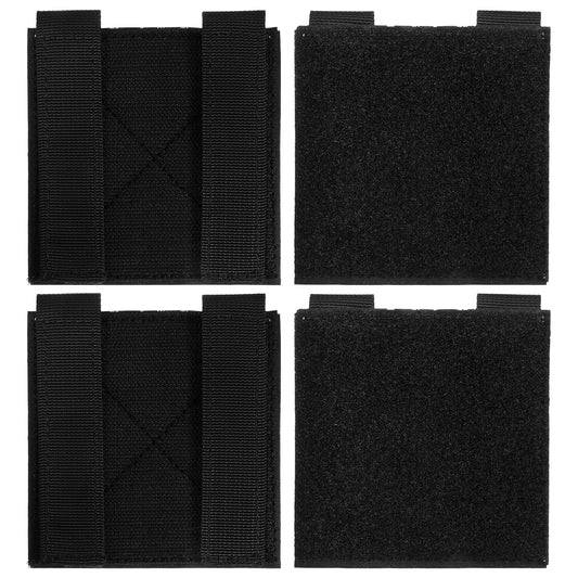 4pcs 4'' X 4'' Badges Tactical Moller Hook and Loop Moller Panel, Moller Patch Panel Hook&Loop for Patch Display Board