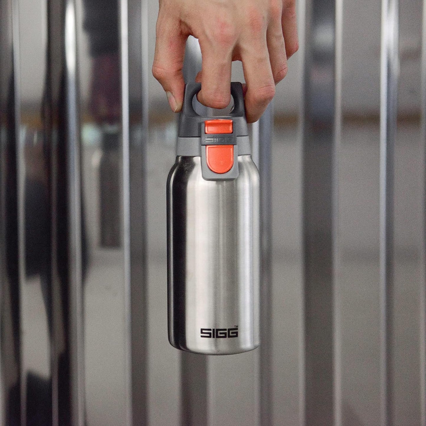 SIGG - Hot & Cold One Top - Compatible Thermo Flask Hot & Cold Bottles - Leakproof - Dishwasher Safe - BPA Free - Grey