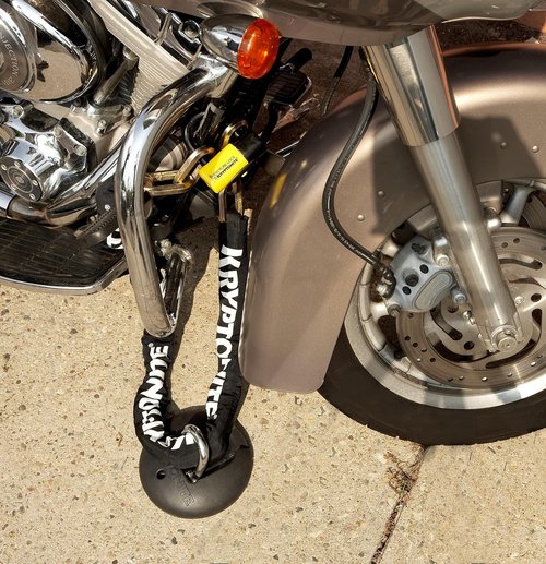 Kryptonite New York Fahgettaboudit Chain 1415 & New York Disc Lock