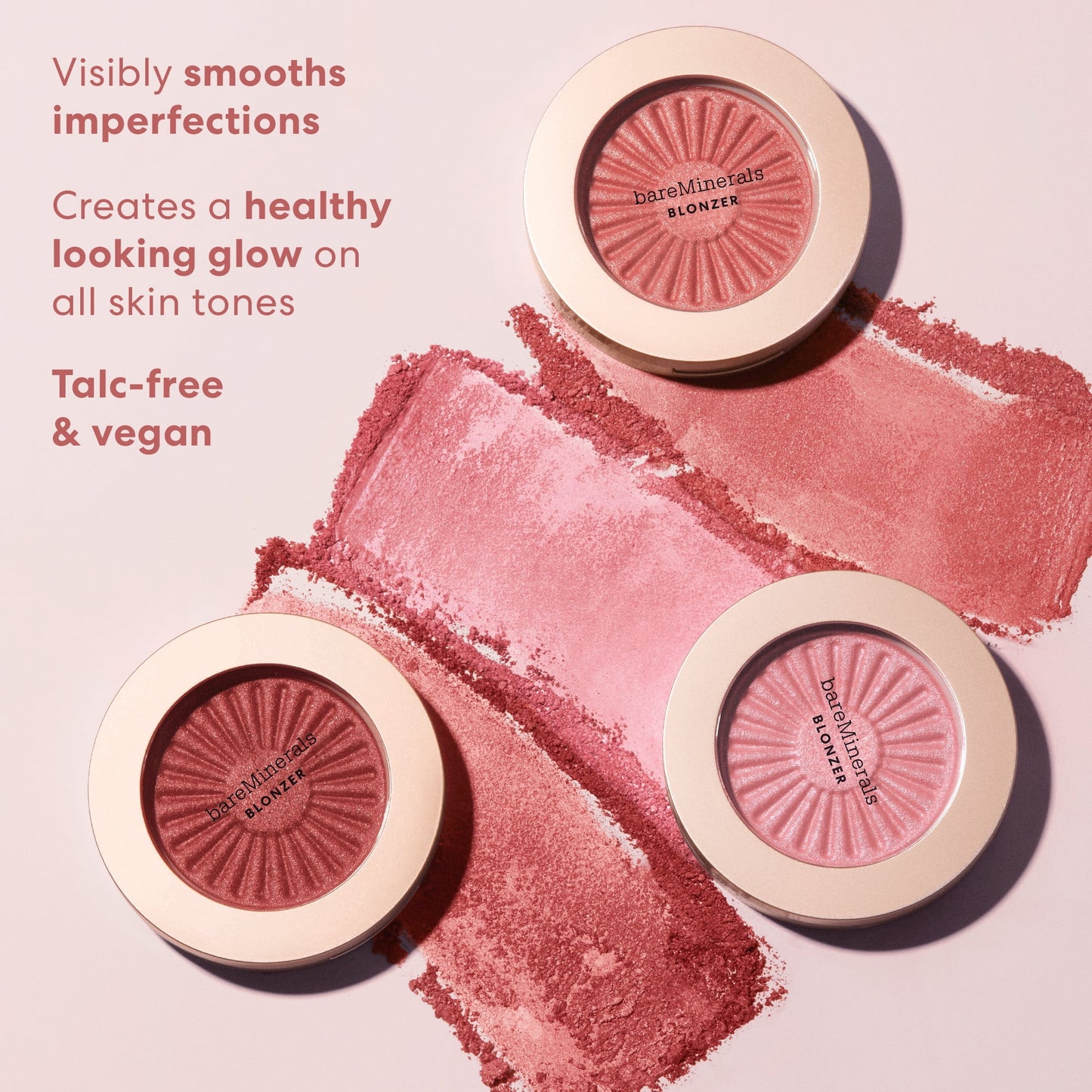 bareMinerals Gen Nude Blonzer | Kiss of Pink | Natural Radiance Boost