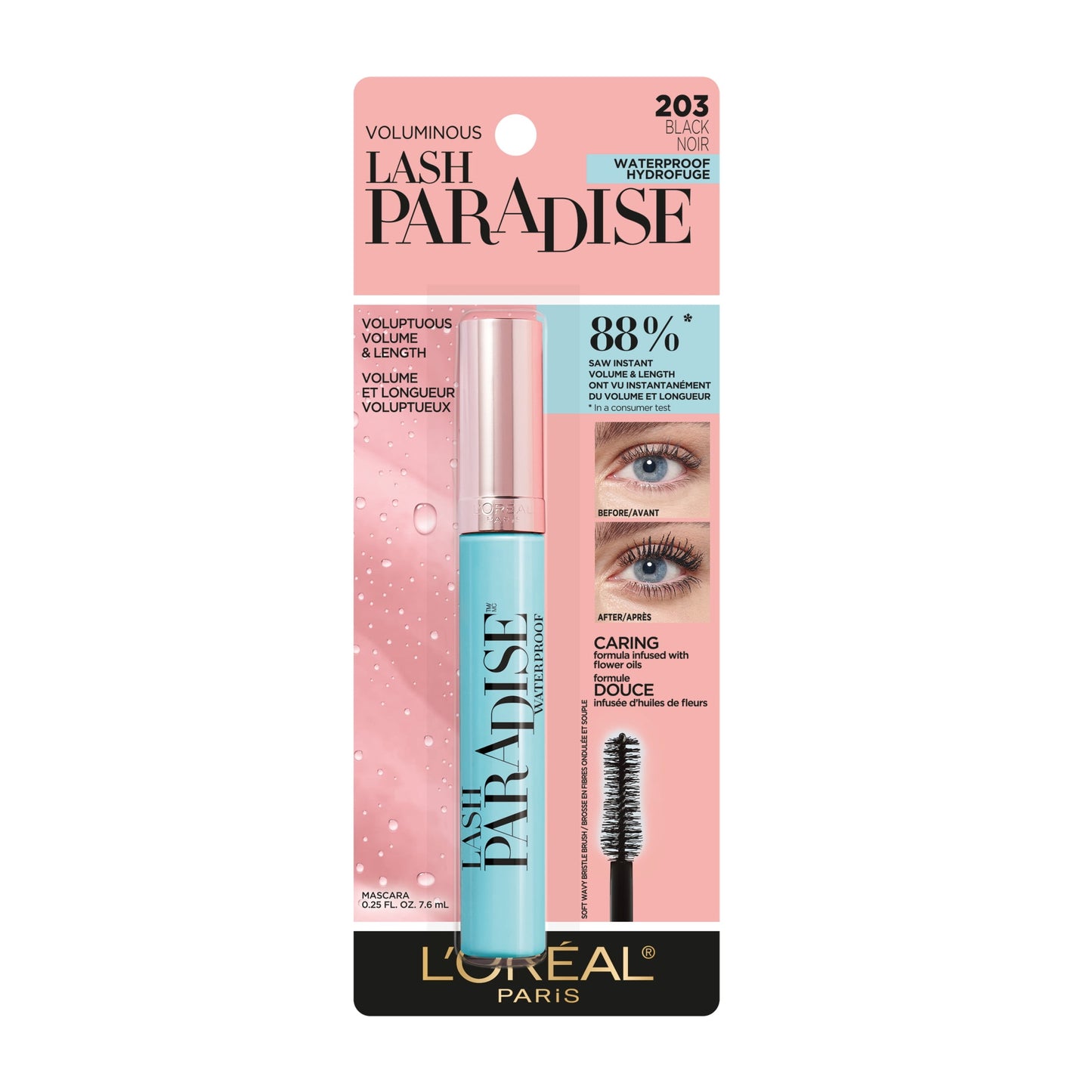 Voluminous Lash Paradise Waterproof Mascara | Black | L'Oreal Paris