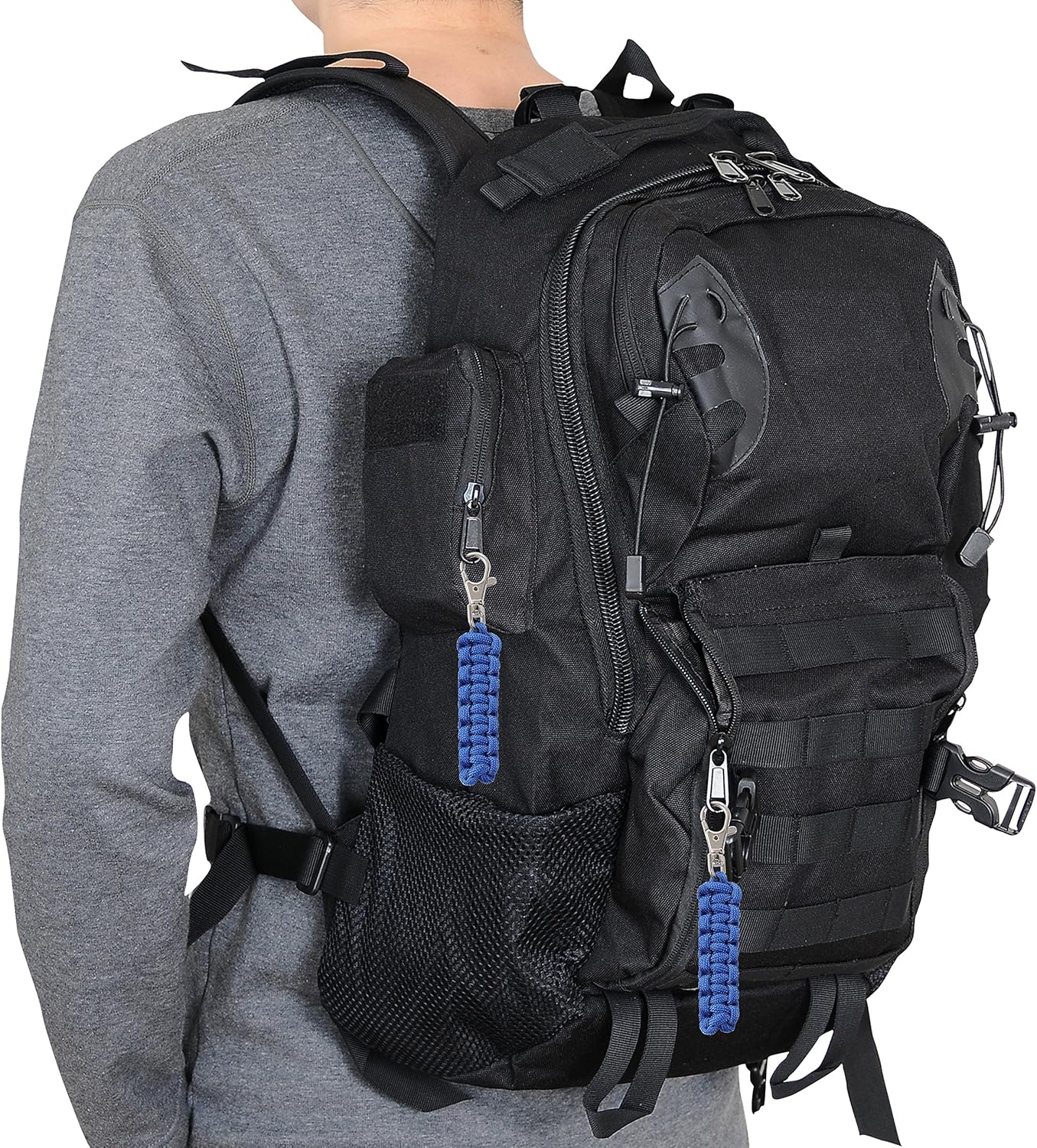 4 Pack Paracord Zipper Pulls for Backpacks, Tents, Trolley Cases, Traveling Cases, Jackets and Many Other Items That with Zippers