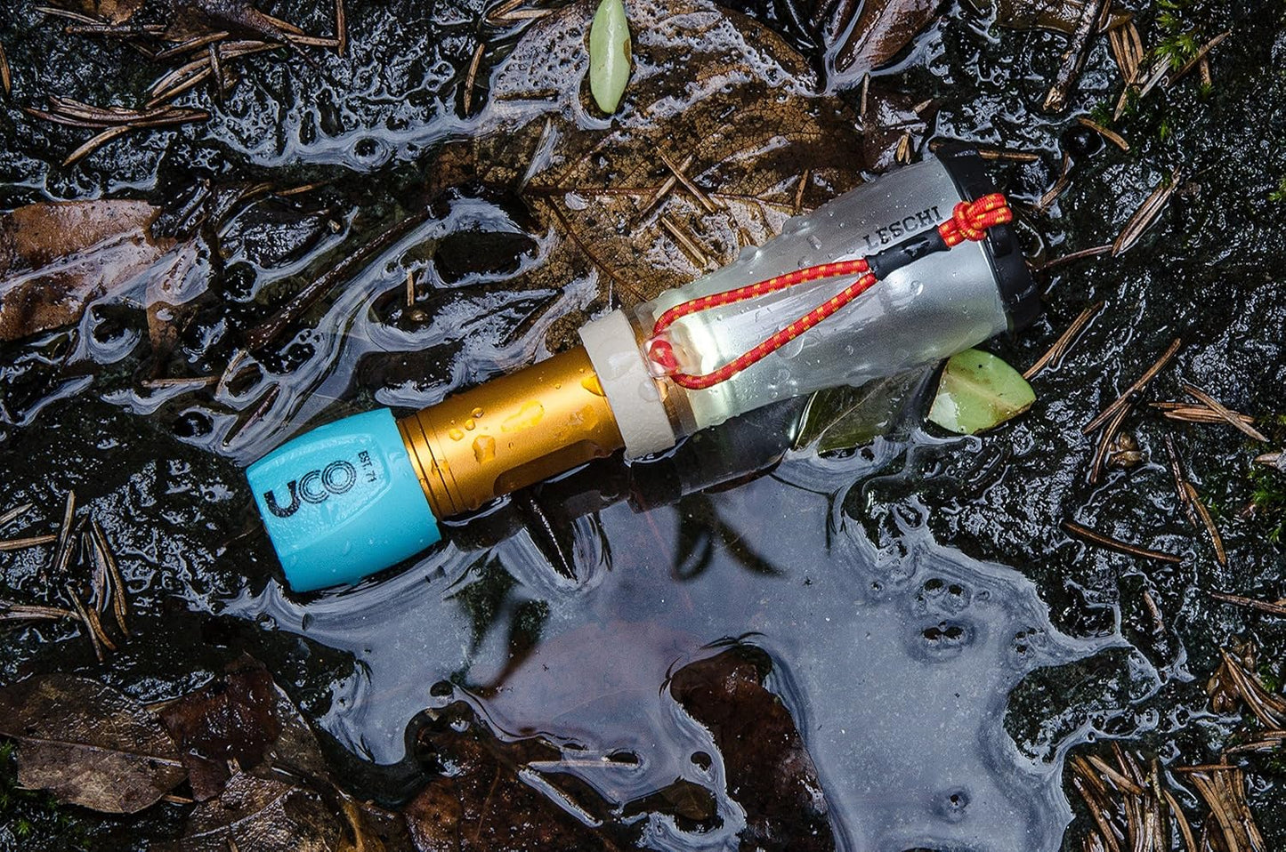 UCO Leschi Lantern, 110 Lumen Camping Lantern and Battery-Powered LED Flashlight with Dimmer and Strobe