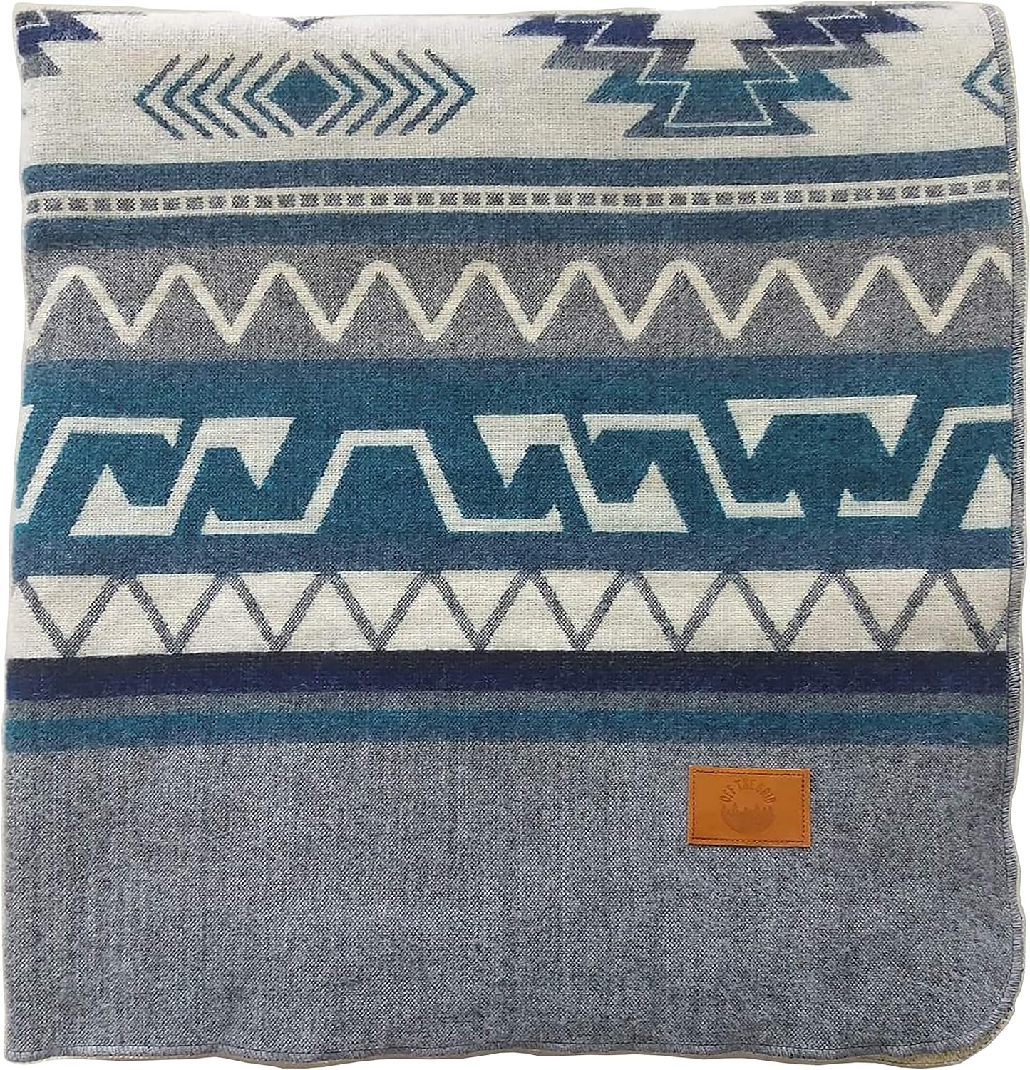Inca Aztec Throw, Queen, King Blanket | Southwest Indian Navajo Boho Style | Native Cover for Camping, Bedding, Couch, Vanlife | Faux Alpaca, Lightweight, Hypoallergenic (Obsidian Black, Throw)