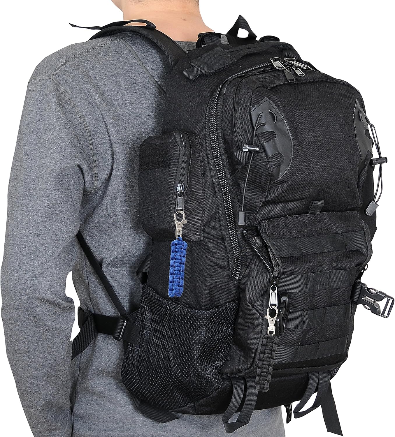 4 Pack Paracord Zipper Pulls for Backpacks, Tents, Trolley Cases, Traveling Cases, Jackets and Many Other Items That with Zippers