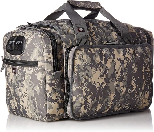 Large Range Bag with Lift Ports & 4 Ammo Dump Cups | Durable Secure Guns, Ammo & Shooting Accessories Storage