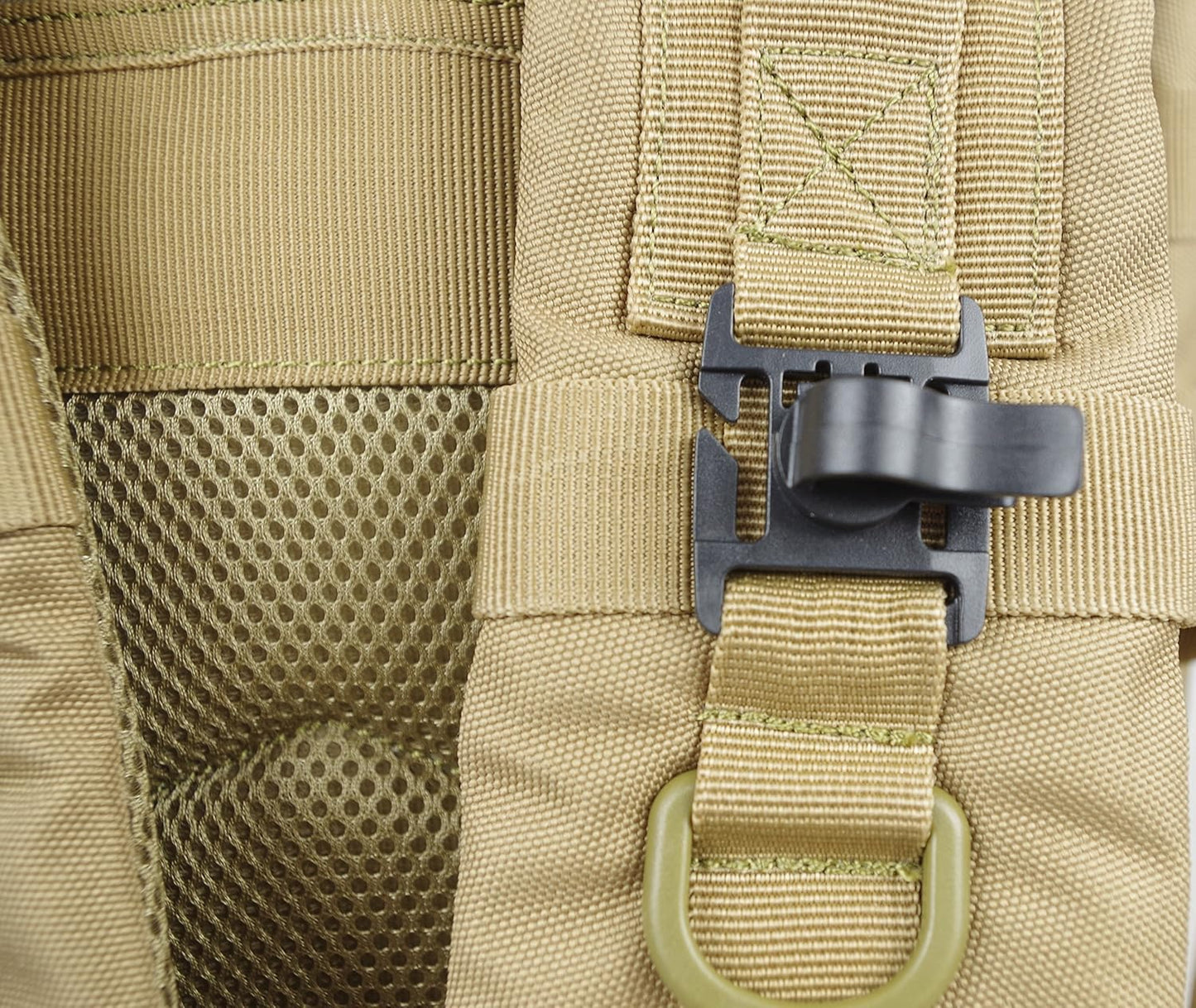 Seibertron 2Pcs X Tactical Hydration Water Bladder Drinking Tube Trap Strap Clip Holder Buckle Hose Webbing Clip