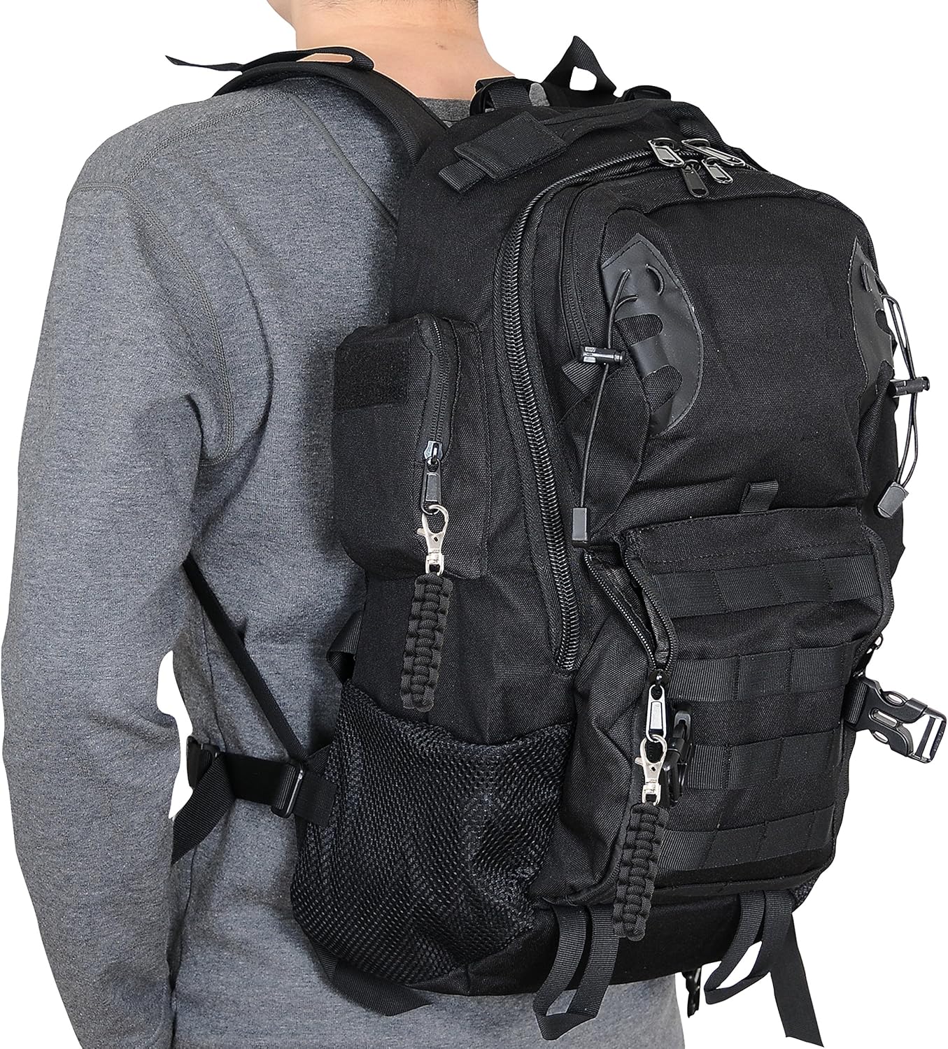 4 Pack Paracord Zipper Pulls for Backpacks, Tents, Trolley Cases, Traveling Cases, Jackets and Many Other Items That with Zippers