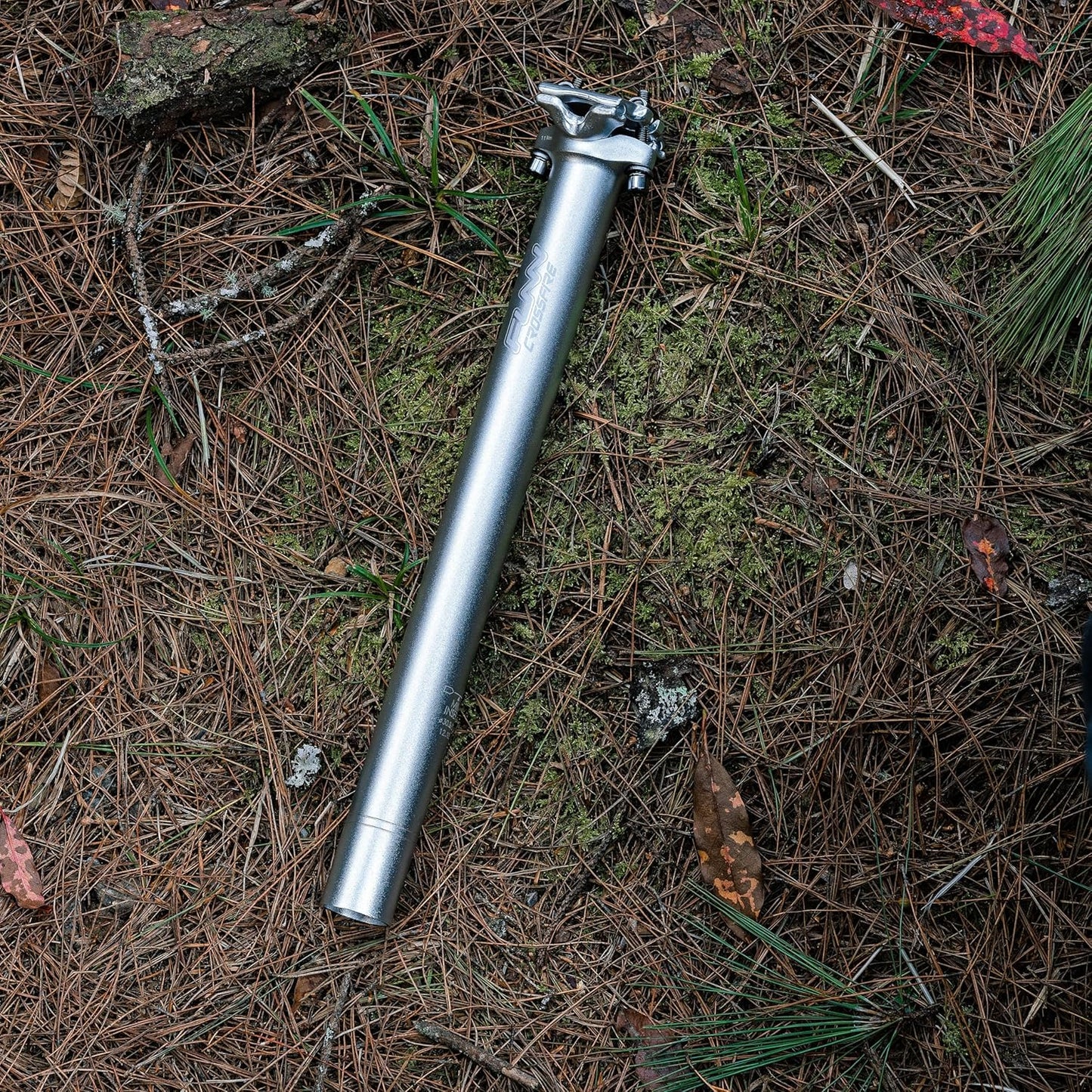 Funn Crossfire Bike Seat Post, Length 400mm, Diameter 30.9mm / 31.6mm, Aluminum Alloy AL6061, 3D Forged, One Piece Head and Shaft