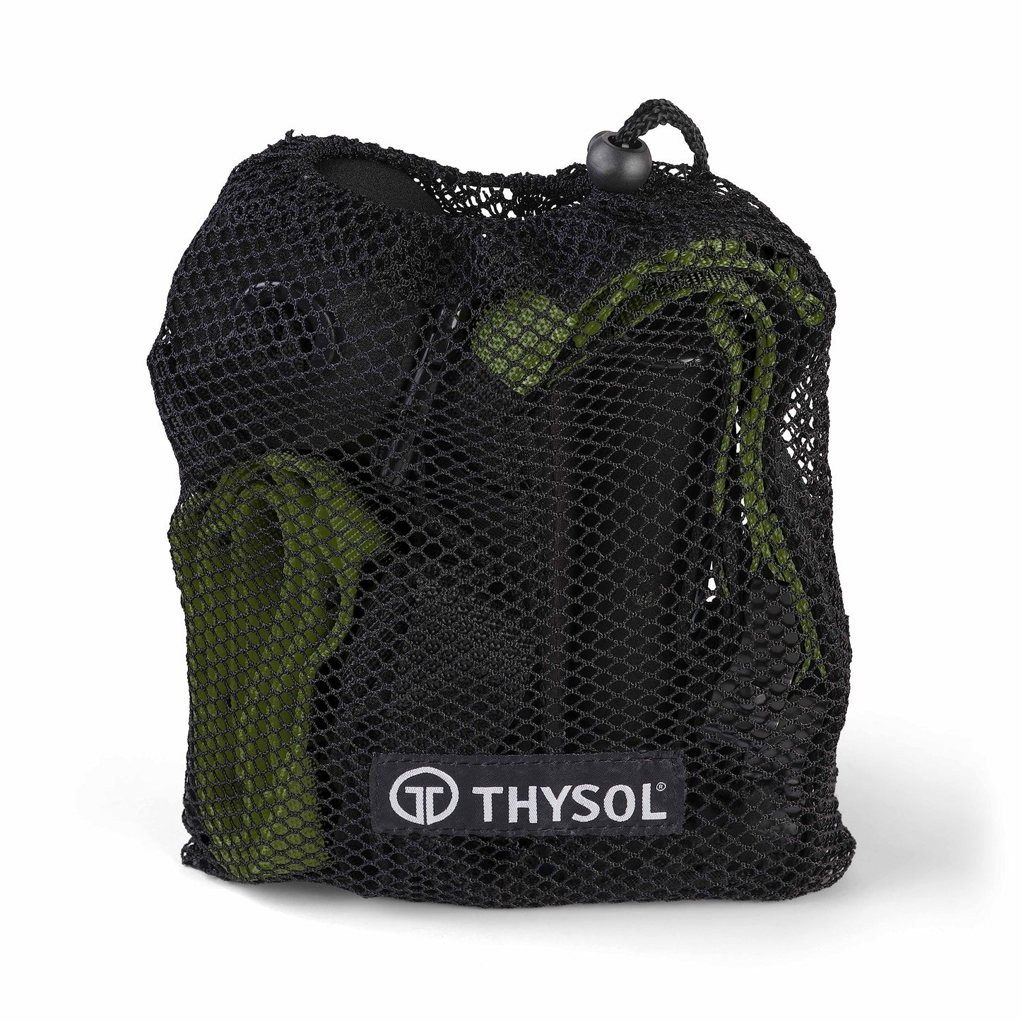 THYSOL® Resistance Trainer Pro Xtreme Straps Army | Sling Trainer Set with Adjustable Door Anchor | Fitness Home Workouts - Suitable for Travelling & for Training Indoor & Outdoor (Army Green)