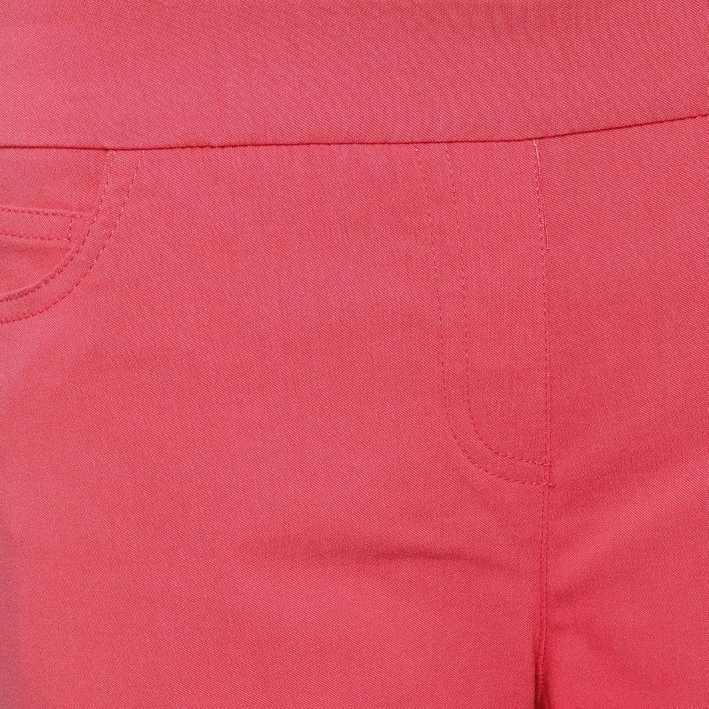 SLIM-SATION Women's Golf Wide Band Pull On Short with Real Pockets