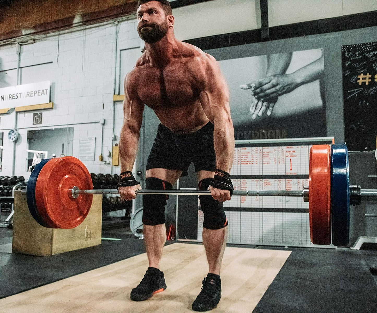 Figure 8 Straps for Deadlift, Weight Lifting, Shrugs, and Weightlifting. Heavy Duty Cotton, 4 Sizes