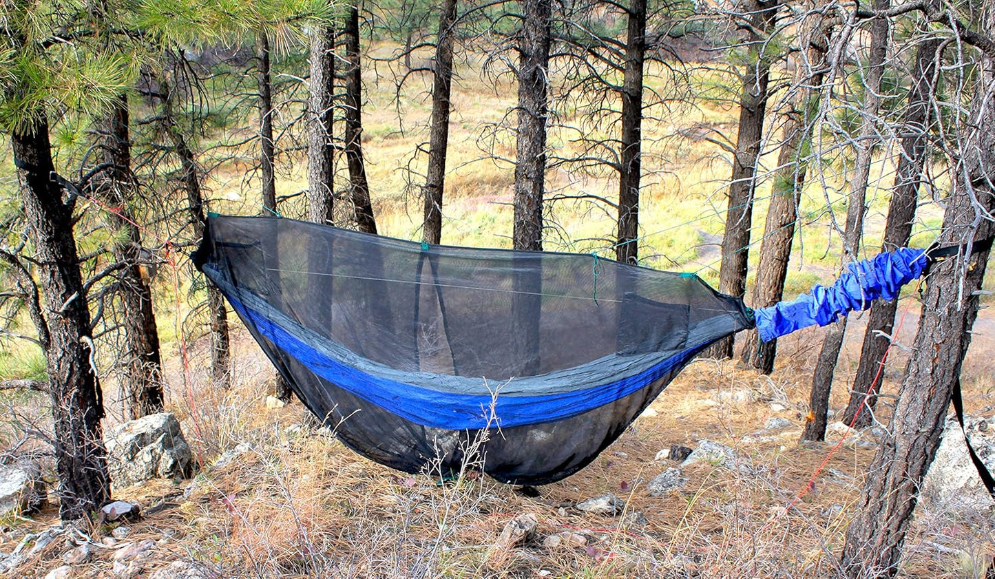 Hammock Bliss Mosquito Net Cocoon -The Ultimate Hammock Bug Net with Insect Proof No See Um Mesh – Make Hammock Camping A Bug Free Experience