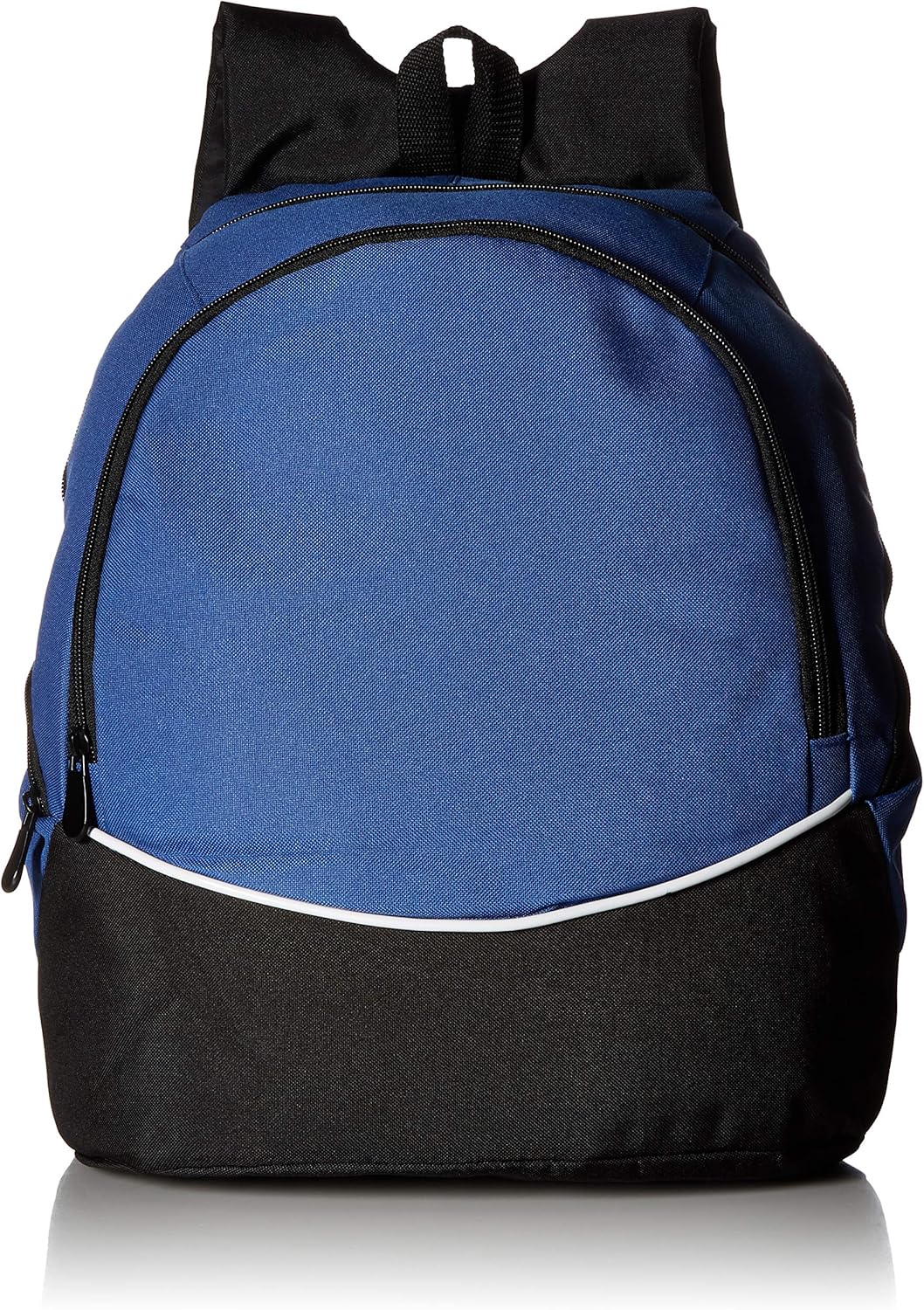 Tri-Color Large Backpack for Sports & Travel - Purple/Black/White by Augusta Sportswear