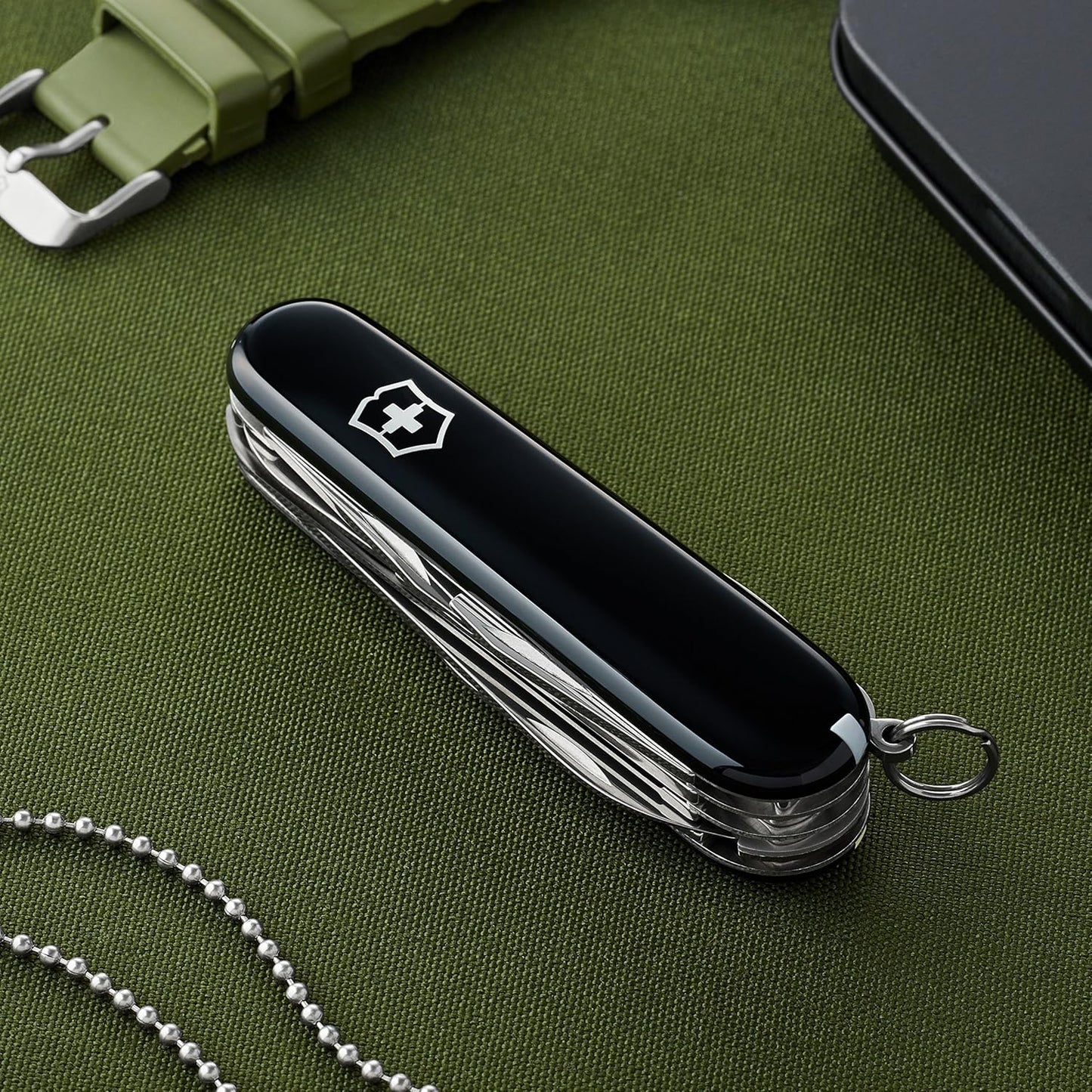 Victorinox Swiss Army Huntsman Multi-Tool Pocket Knife in Red