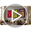 2-Pack Jersey Shadow Box Display Cases - Solid Pine Wall Mount Frames