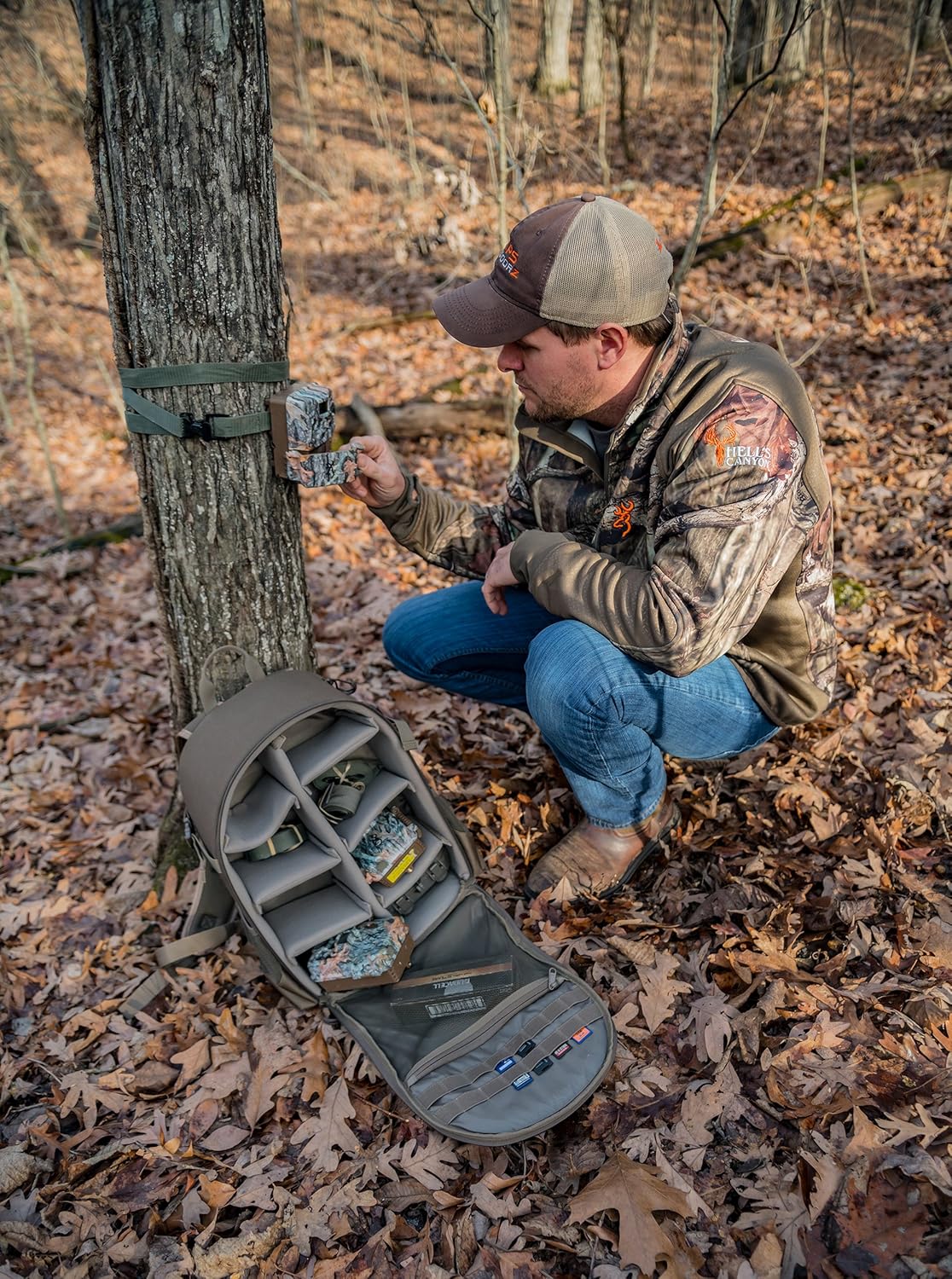 ALPS OutdoorZ Motive Trail Camera Backpack, Protective Compartments for Game Cameras and Other Gear/Game Camera Bag/Padded, Long-Lasting & easy to carry