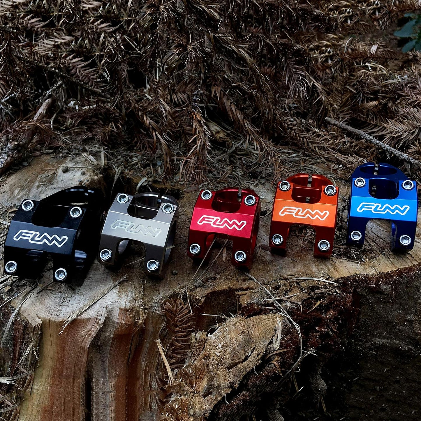 Funn Funnduro MTB Stem with 31.8mm Bar Clamp - The Ultimate Ultralight and Tough Alloy Bicycle Stem for Mountain Bike and BMX Bike