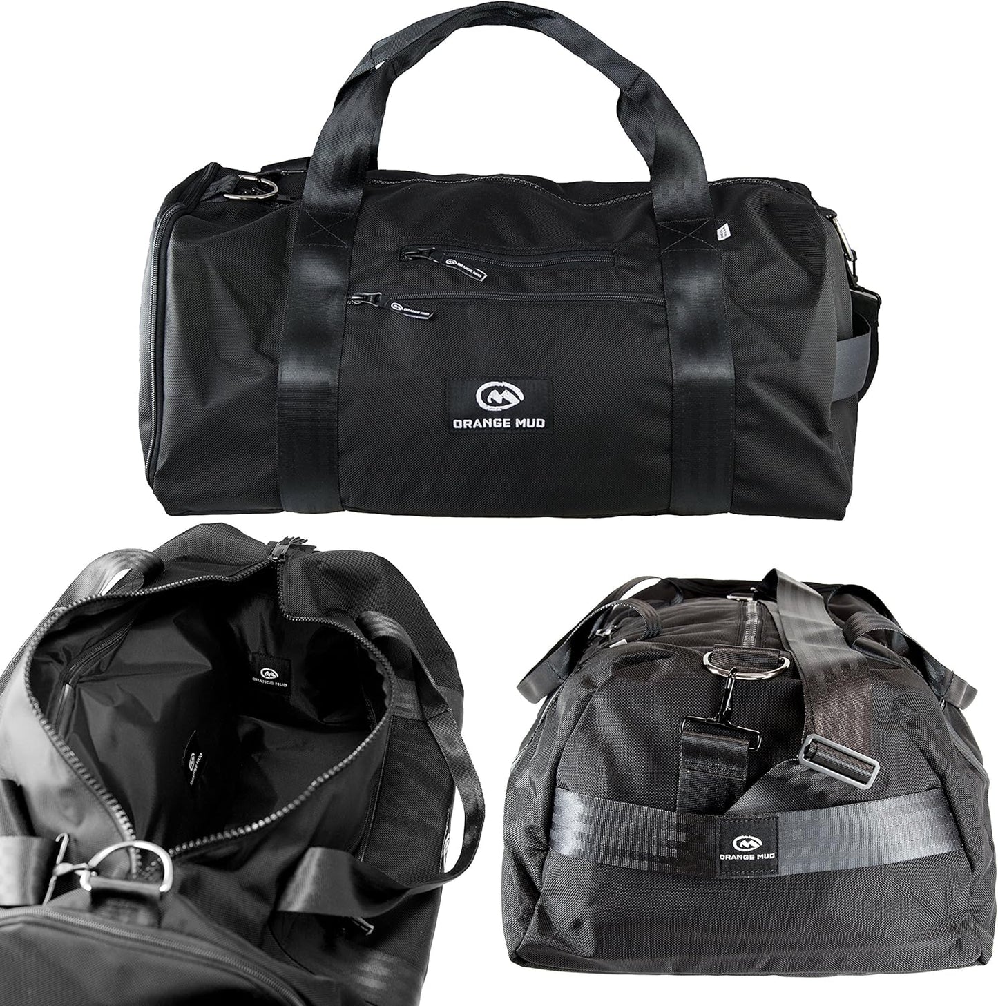 Modular Gym Bag (Black w/Orange Straps)