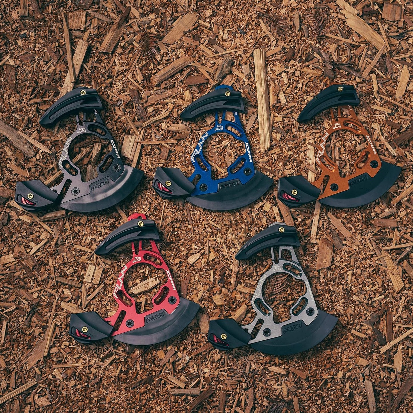 Funn Zippa DH Chain Guide, ISCG05 Interface, BSA Adapter Included, 32T-38T, Mountain Bike Chain Protector