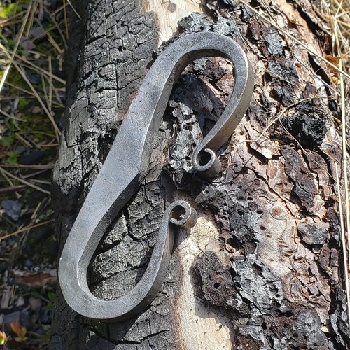 Coopers Bay Traditional Flint & Steel Striker - Forged High Carbon Steel - Primitive Bushcraft Firestarting Tool - Essential Piece for a Primitive Fire Making Kit