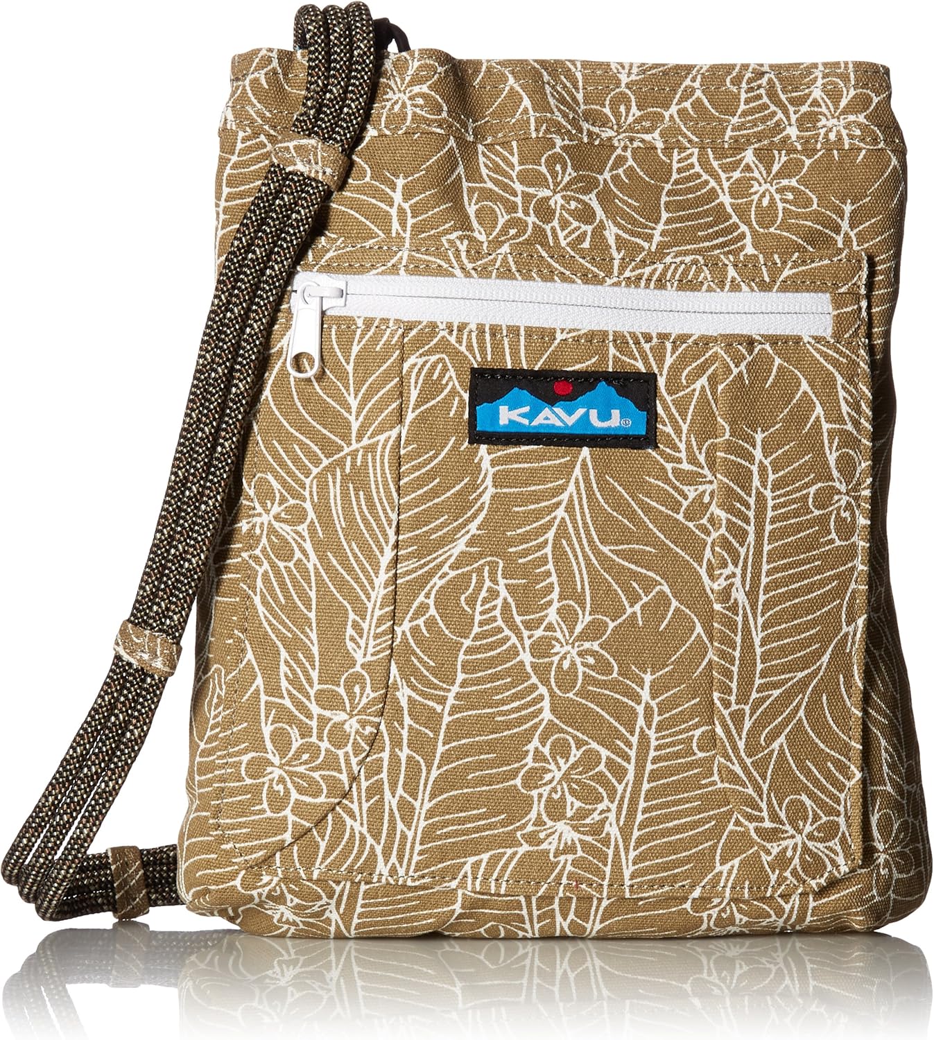 KAVU Keepalong Semi Padded Sling Canvas Rope Crossbody Bag