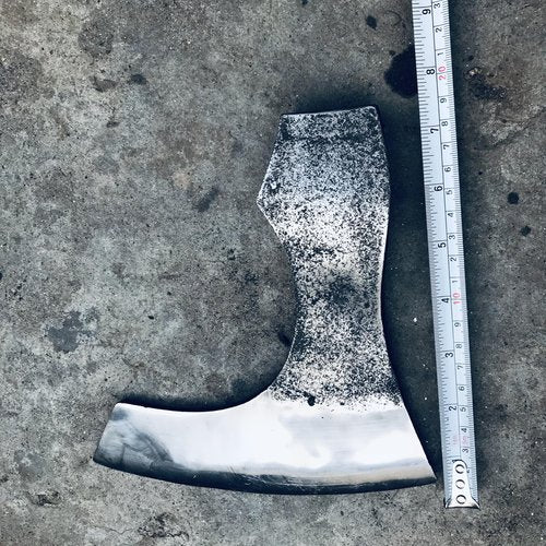 WHS201 Viking Axe Head, Custom Hand Forged Viking Axe Real Head, Tomahawk Viking Hatchet Beared Camping Axe Blade, 5160 HIGH Carbon Steel Blade, Viking Gift for Him - Christmas Gift (Viking)