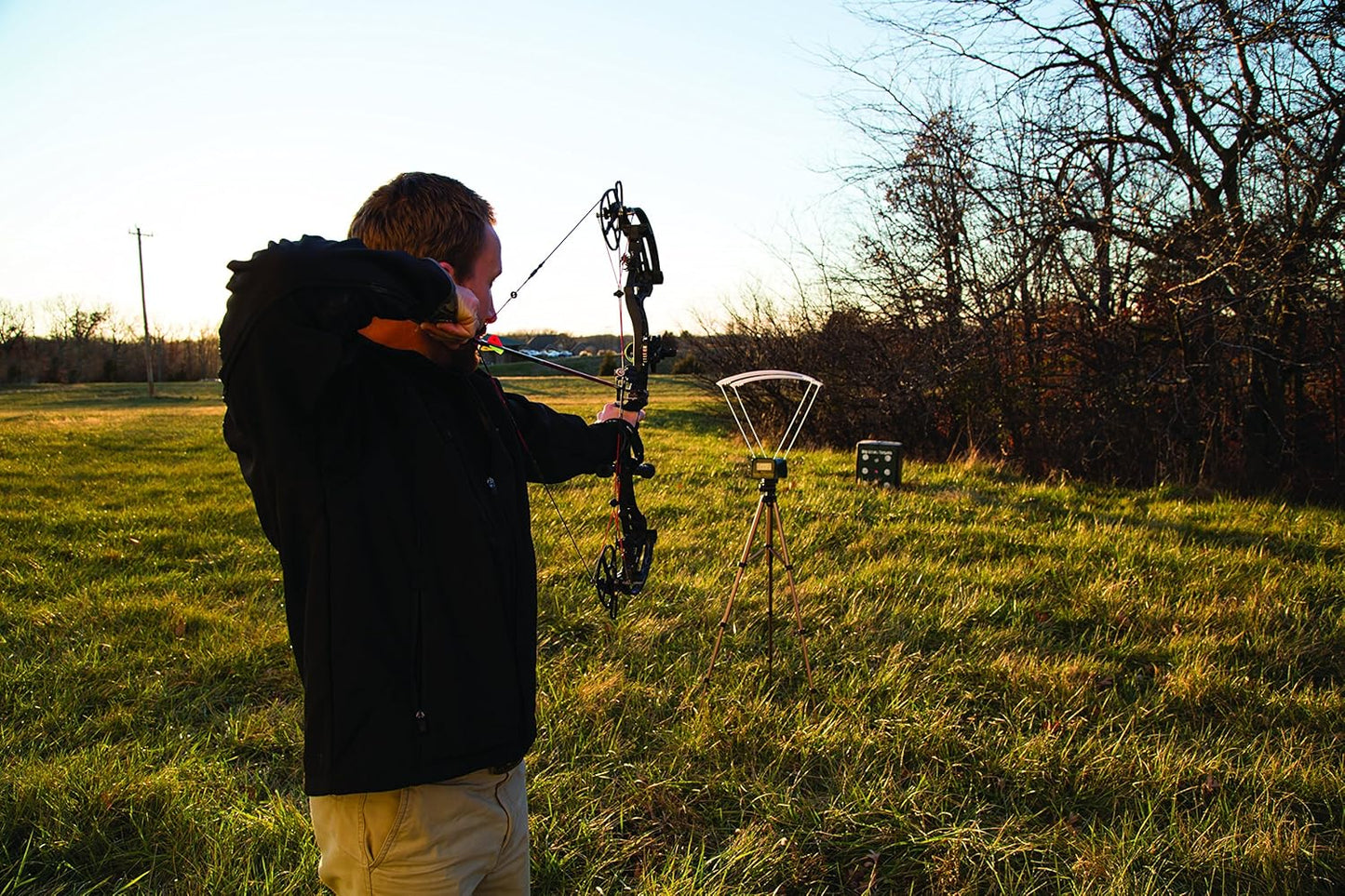 Caldwell Ballistic Precision Chronograph with FPS and MPS Readings, Sun Screens and Large LCD Screen for Range Shooting