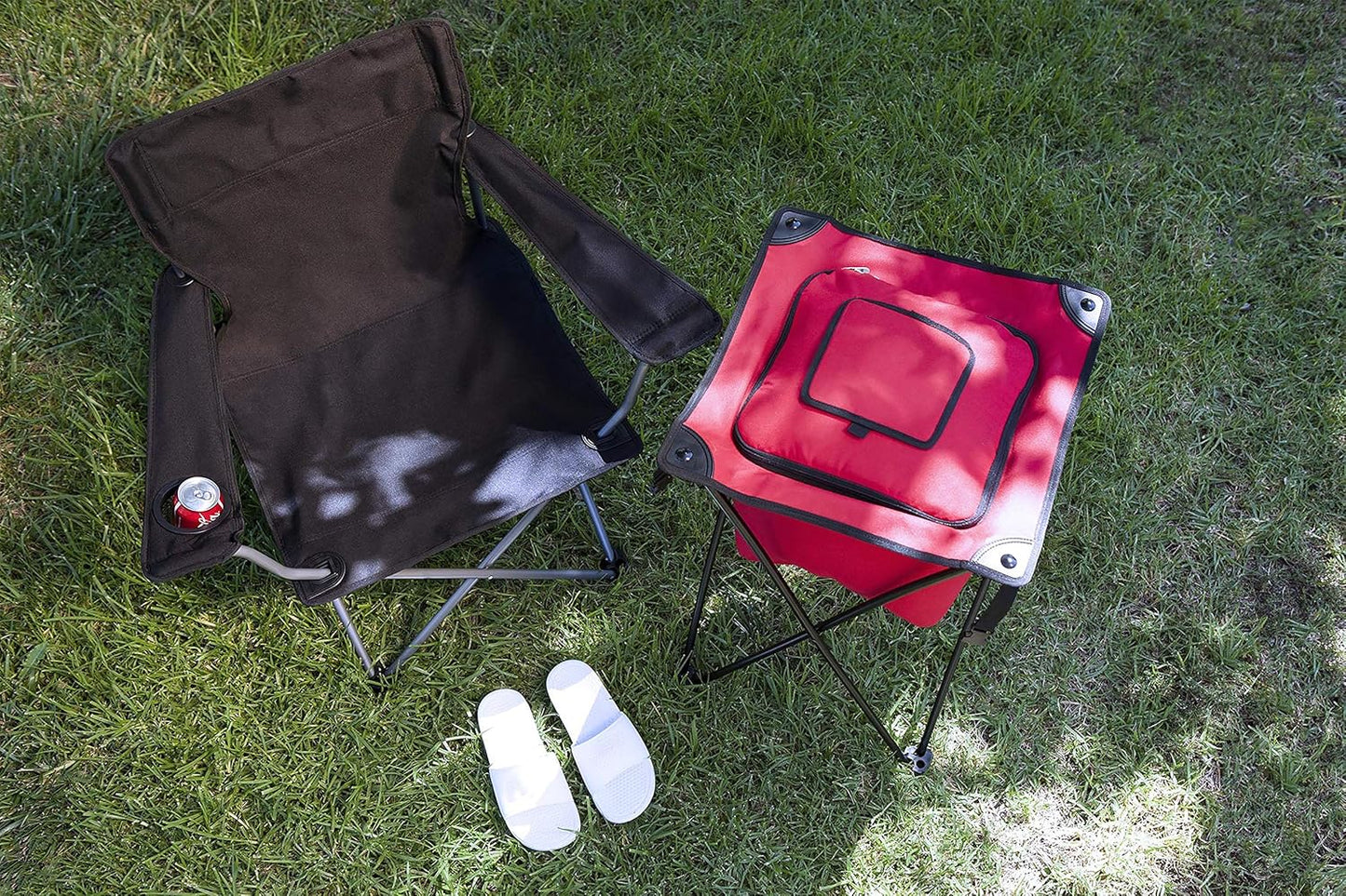 Portable Picnic Camp Chair with Carrying Bag - Lightweight Beach Chair