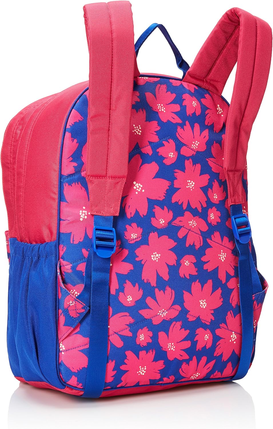 Vera Bradley Women's Lighten Up Large Colorblock Backpack, Art Poppies, One Size