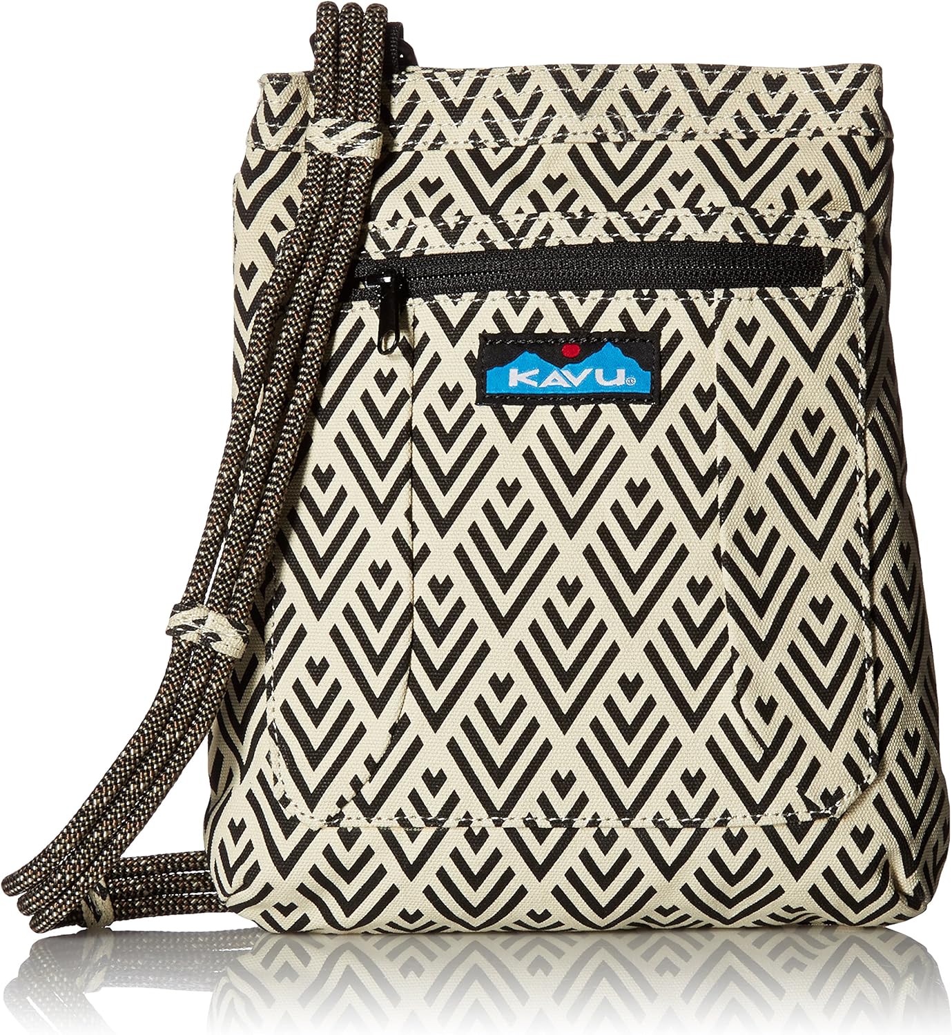 KAVU Keepalong Semi Padded Sling Canvas Rope Crossbody Bag